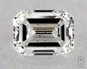 This emerald cut 1.02 carat G color si1 clarity has a diamond grading report from GIA