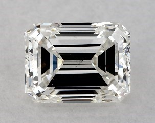 1.00 Carat H-SI1 Emerald Cut Diamond