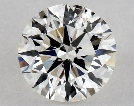 GIA 1.05 Carat H-SI2 Excellent Cut Round Diamond
