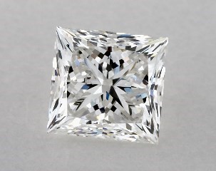1.00 Carat F-SI1 Princess Cut Diamond