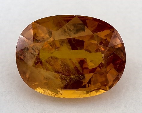 4.52 Carat Oval Natural Yellow Sapphire