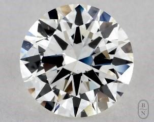 This 1 carat  round diamond I color si1 clarity has Excellent proportions and a diamond grading report from GIA