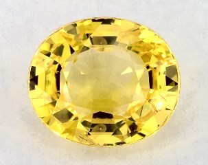 This 1.07 Oval Yellow Sapphire is sold exclusively by Blue Nile 