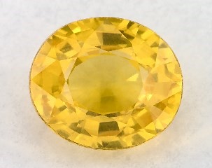 This 1.12 Oval Yellow Sapphire is sold exclusively by Blue Nile 