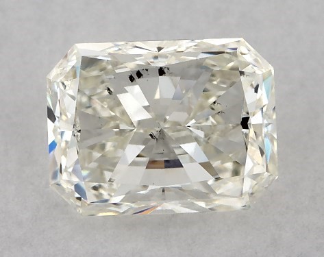 GIA 2.00 Carat K-SI2 Ideal Cut Radiant Diamond