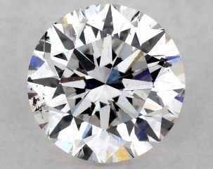 0.52 Carat F-SI2 Excellent Cut Round Diamond
