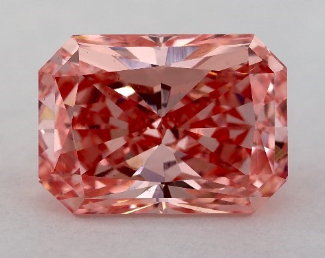 IGI 1.96 Carat Fancy Vivid Pink-VS2 Radiant Cut Lab-Grown Diamond