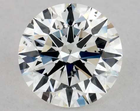 GIA 0.50 Carat J-SI2 Excellent Cut Round Diamond