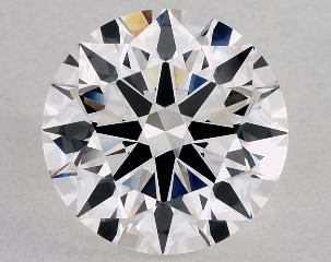 Lab-Created 2.09 Carat H-VVS2 Excellent Cut Round Diamond
