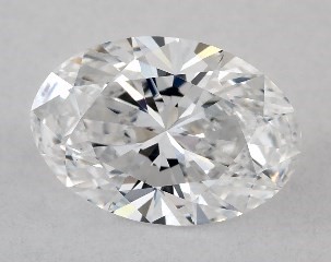 Lab-Created 1.01 Carat D-VS2 Oval Cut Diamond