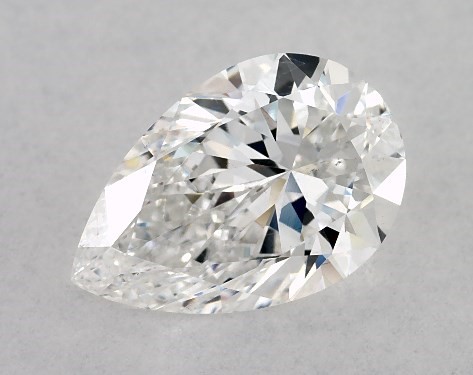 GIA 1.50 Carat F-SI1 Ideal Cut Pear Diamond