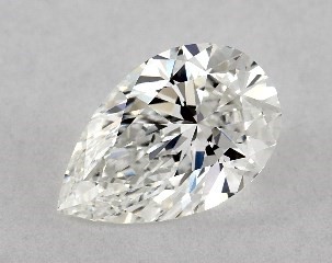Lab-Created 0.74 Carat E-VS1 Pear Shaped Diamond