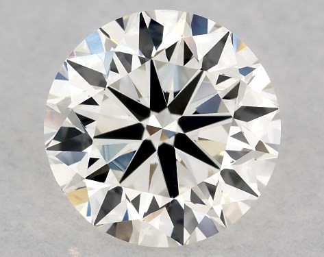 GIA 1.00 Carat H-VS1 Good Cut Round Diamond