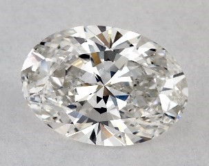 Lab-Created 1.13 Carat G-VS1 Oval Cut Diamond