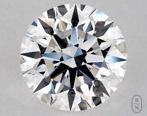 This 2.03 carat Lab-Created  round diamond H color vvs2 clarity has Excellent proportions and a diamond grading report from GIA