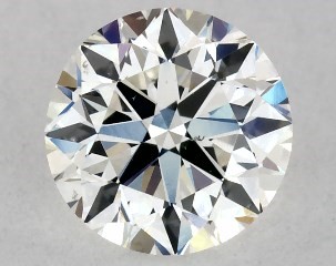 0.52 Carat I-VS2 Very Good Cut Round Diamond