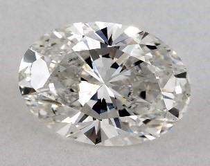 Lab-Created 1.06 Carat G-VS1 Oval Cut Diamond