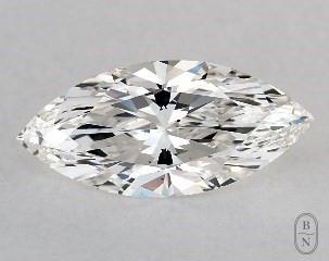 This marquise cut 1.01 carat I color vs2 clarity has a diamond grading report from GIA