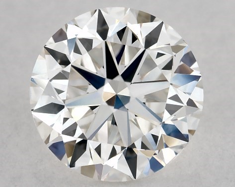 GIA 1.00 Carat H-VS1 Good Cut Round Diamond