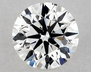 0.60 Carat H-SI1 Excellent Cut Round Diamond