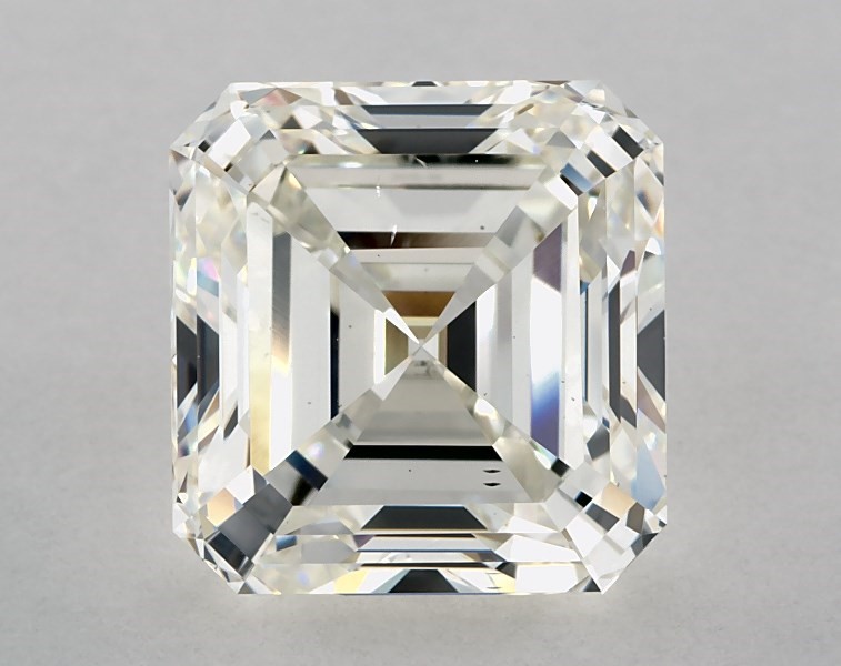 4 carat asscher diamond, I VS2