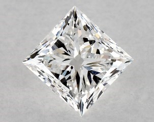 1.00 Carat F-SI1 Princess Cut Diamond