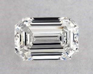 Lab-Created 1.58 Carat E-VS1 Emerald Cut Diamond