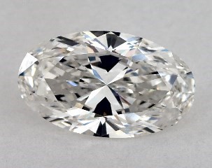 Lab-Created 1.05 Carat G-VS1 Oval Cut Diamond