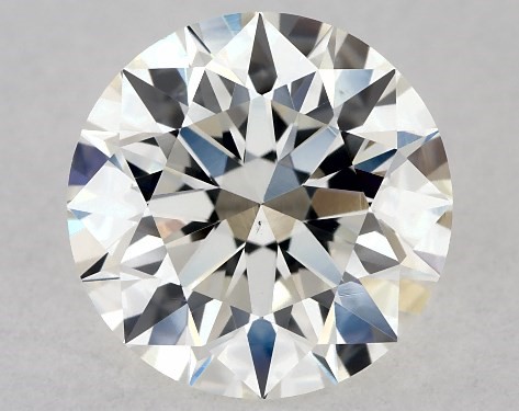 GIA 1.00 Carat H-VS1 Very Good Cut Round Diamond