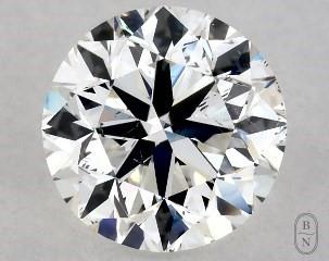 This 1 carat  round diamond G color si1 clarity has Very Good proportions and a diamond grading report from GIA