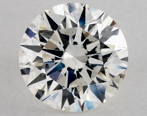 3.05 Carat H-SI1 Excellent Cut Round Diamond