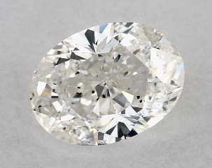 1.00 Carat G-SI1 Oval Cut Diamond