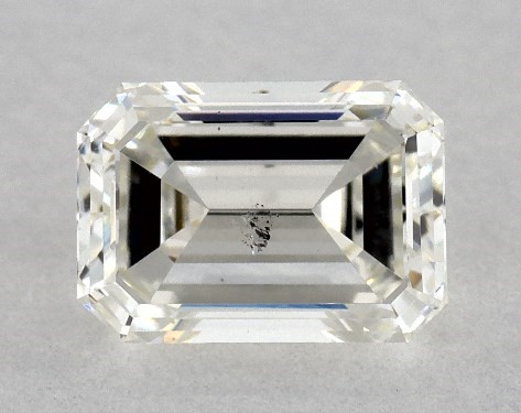 GIA 0.50 Carat J-SI1 Good Cut Emerald Diamond