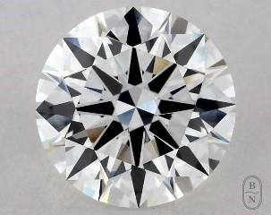 This 2.04 carat Lab-Created  round diamond H color vs1 clarity has Excellent proportions and a diamond grading report from GIA