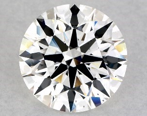 Lab-Created 2.09 Carat G-VS2 Excellent Cut Round Diamond