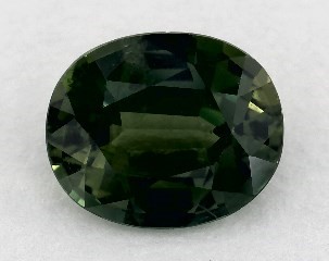 1.10 carat Oval Natural Green Sapphire