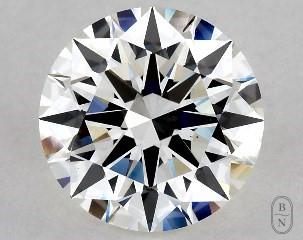 This 2.21 carat Lab-Created  round diamond H color vs2 clarity has Excellent proportions and a diamond grading report from GIA