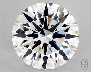 This 2.15 carat Lab-Created  round diamond H color vs1 clarity has Excellent proportions and a diamond grading report from GIA