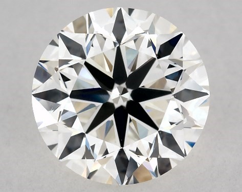 GIA 1.00 Carat H-VS1 Good Cut Round Diamond