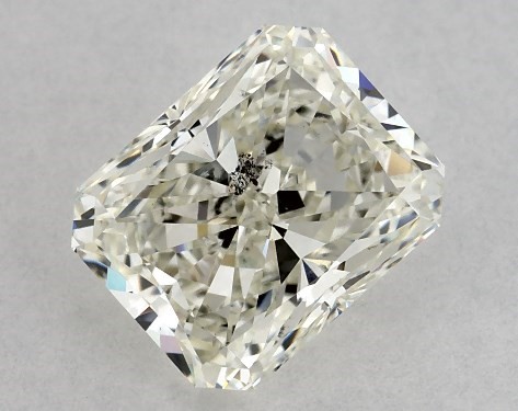 GIA 1.50 Carat J-SI2 Very Good Cut Radiant Diamond