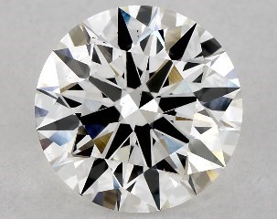 Lab-Created 2.12 Carat G-VS2 Excellent Cut Round Diamond