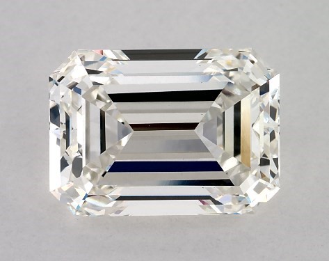 Lab-Created 3.07 Carat I-VS1 Emerald Cut Diamond