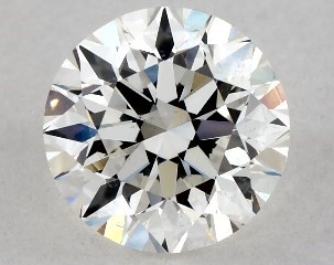 0.50 Carat I-SI1 Very Good Cut Round Diamond