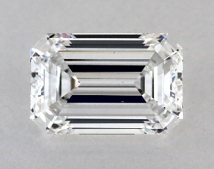 Lab-Created 1.70 Carat E-VS2 Emerald Cut Diamond