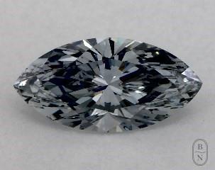 This marquise cut 0.75 carat Fancy Grayish Blue color si1 clarity has a diamond grading report from GIA