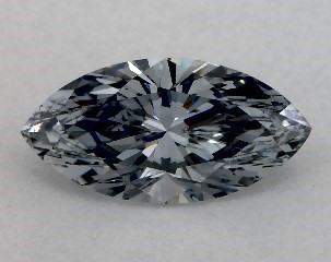 0.75 Carat Fancy Grayish Blue-SI1 Marquise Cut Diamond