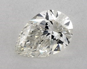 1.01 Carat H-SI1 Pear Shaped Diamond