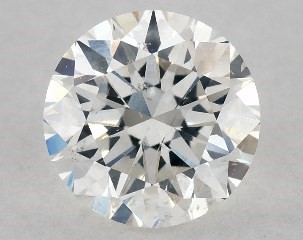 0.50 Carat H-SI1 Very Good Cut Round Diamond