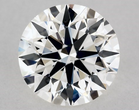 GIA 1.00 Carat H-VS1 Very Good Cut Round Diamond