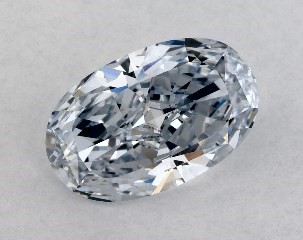 1.01 Carat Fancy Blue-VS1 Oval Cut Diamond